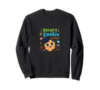 Smart Cookie In Pre-K: Cute Education Achievement Sweatshirt, Adult Unisex, Black, L