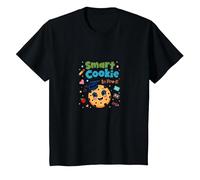 Smart Cookie in Pre-K: Cute Education Achievement T-Shirt, Kids, Black, 12 Years