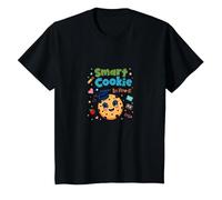 Smart Cookie in Pre-K: Cute Education Achievement T-Shirt, Kids, Black, 8 Years