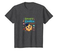 Smart Cookie in Pre-K: Cute Education Achievement T-Shirt, Kids, Dark Heather Grey, 2 Years