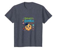 Smart Cookie in Pre-K: Cute Education Achievement T-Shirt, Kids, Heather Blue, 2 Years