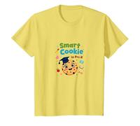 Smart Cookie in Pre-K: Cute Education Achievement T-Shirt, Kids, Lemon, 6 Years