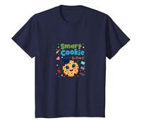 Smart Cookie in Pre-K: Cute Education Achievement T-Shirt, Kids, Navy, 10 Years