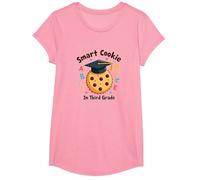 Smart Cookie in Third Grade: Educational Achievement T-Shirt, Girls, Pink, Medium