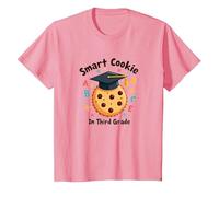 Smart Cookie in Third Grade: Educational Achievement T-Shirt, Kids, Pink, 4 Years