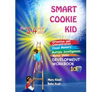 Smart Cookie Kid For 3-4 Year Olds Attention and Concentration Visual Memory Multiple Intelligences Motor Skills Book 1A (Developmental Workbook)