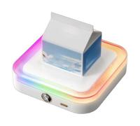 Smart Cup Warmer - 11.2 x 11.2 x 2.9 cm, Digital Display, Ambient LED Glow | Winter Kitchen Bedside Table Study Table Accessory Fixed Table for Men Birthday Stocking