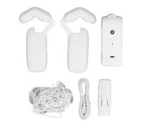 Smart Curtain Opener, Automatic Silent Motor, WiFi Voice Remote Control Electric Curtain Driver for 0.5 to 1.5in Roman Rod Tracks, Bedrooms