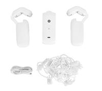 Smart Curtain Opener, Bluetooth Remote Control Smart Electric Curtain Motor with APP and Timer, Support Voice Control and Light Sensor, Quiet Mode, Type C Charging Port