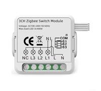 Smart Curtain Switch for WLAN and Networks Compatible with Roller Shutters Blinds Awnings Remote Voice Control (Road 4)