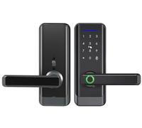 Smart Deadbolt Locks, Keyless Entry Door Lock, Exterior Password/IC Cards/Fingerprint/Key Front Locks,Security Camera,