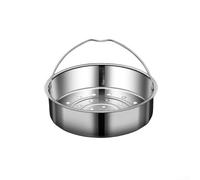 Smart Design Easily Wash Vegetables and Rice in a Stainless Steel Steamer Basket (20CM)