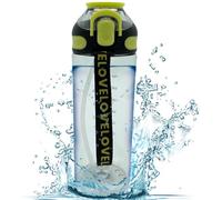 Smart Design Sip on Ergonomic Clear 800ml Water Bottle - Leakproof, BPA-free, Carry / Hook on Clip, Lock Mechanism, Gym, Home, Office, Sports Drink, Juices, Drinks, Outdoor, Biking, Hiking, Camping
