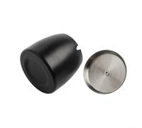 Smart Design Soot Collector with Lid Stainless Steel for Enhanced Functionality (Black)