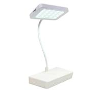 Smart Desk Lamp Rechargeable ABS Table Light with Storage Case White Reading Lamp for Office Dorm Classroom Hotel & Travel - Perfect for Students & nizing Spaces