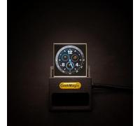 Smart Desktop Clock, Weather Station Stock Price Ticker Display With WiFi For ESP32 1.3 Inch IPS Screen For Mini Monitor For Cryptocurrency Gaming Setup(Transparent)