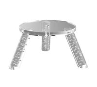 Smart Desktop Speaker Stand - Acrylic Table Holder, Stable Tripod Design, Modern Audio Mount, Adjustable Holder | Premium Mount for Home Office Music Audio Entertainment Systems Speaker Setup