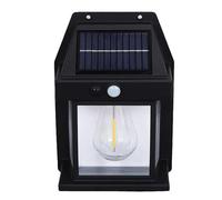 Smart Detection: This Solar Tungsten Wall Light Has an Intelligent Light Sensor That Detects The Brightness of The Surrounding Environment. It Automatically Turns On at Dusk and Turns Off at Dawn for