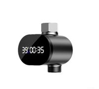 Smart Digital Bath Thermometer LED Color Coded Display | Color-coded LED lights, blue cold green safe for red hot, visual safety guide, prevents scalding, baby friendly