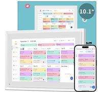 Smart Digital Calendar,10.1 inch Electronic Calendar Family Planner Chore Chart-HD Touchscreen Interactive Display for Family Schedules,Syncs with Google/iCloud,Wall Mount Included,Gifts for Women Men