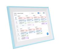 Smart Digital Calendar 10.1 Inch Touch Screen, WiFi Interactive Family Planner with Electronic Photo Frame Chore Chart Multi Platform Sync