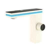 Smart Digital Faucet with Ambient Light Aluminum Construct Hot & Cold Water 60cm Hose Safe & Table Design for Modern Bathrooms pe +5