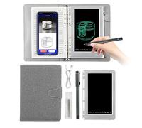 Smart Digital Pen with Real-Time Sync, Convert Handwritten Notes to Digital Text on Phone, Voice Control for Writing & Painting Gray