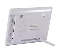 Smart Digital Photo Frame 8 inch LCD TFT Multifunctional Picture Digital Photo Frame with M.P.3/M.P.4 Player (White)