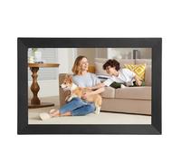 Smart Digital Photo Frame, LCD WIFI Digital Image Frame with a Capacitive Touch Screen for the Desktop (UK Plug)