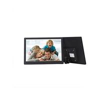 Smart Digital Photo Frame, Picture Movie Set Player, Display Wedding Advertising Machine Suitable for Various Scenes (Cool Black 12 inches)