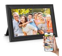 Smart Digital Picture Frame WiFi Send Photos from Your Phone 16GB Storage Smooth System 10.1inch 1280x800 IPS Touch Screen Digital Photo Frame Auto-Rotate Wall Mountable Photo Picture Frame Digital