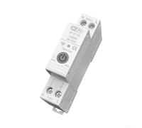 Smart DIN Rail Mounted 1P Circuit Breaker 63A with Power Metering Scheduling and Trip History Logging for AC Systems