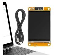 Smart Display Screen, Esp32 Tft Module Touchscreen, Double-Core Cpu Connection Tool, Ideal For Home Smart Devices, Image Transmission, Wireless Monitoring System, Black/1 Piece