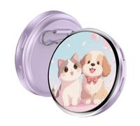 Smart Display - Wearable Badge Supports With 1.7" IPS HD Touchscreen | Rechargeable Digital Image Showcase System Portable Screen Display Accessory Custom Visual Badges Unit