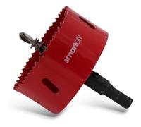 Smart DIY 70mm Bi-Metal Hole Saw with Arbor - Heavy-Duty Cutter for Wood, Metal, Plastic, Drywall & Soffits - Precision Drill Bit for Electricians, Plumbers & DIY Projects