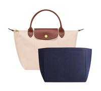 SMART DK Purse Organizer Insert for Longchamp Le Pliage Handbag Insert (BLUE, L/11 * 6.69 * 9.84in)