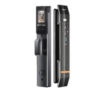 Smart Door Lock, 3D Face Smart Door Lock Biometric Recognition Fingerprint Password IC Card APP Wifi Lock Unlock For Home House Apartment(D14XF-Gray-24-240-R)