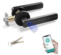 Smart Door Lock, 5-in-1 Smart Lock Fingerprint, Password Bluetooth Smart Locks,Biometric Identification Fingerprint Key Digital NFC, Code Locks for Home, Office, Hotel(APP Smart Management)