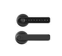 Smart Door Lock, Bluetooth Smart Lock For TTLock 4in1 Unlock Via Key/Fingerprint/Code/App Biometrics Fingerprint Lock For Indoor Door(Single lock)