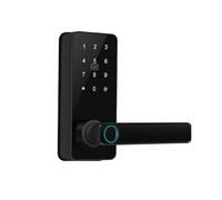 Smart Door Lock Digital Electronic with Code Passcode, Electric Knob, Biometric Handle, Bedroom Doors(BROWN)