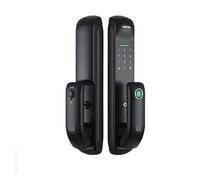 Smart Door Lock, Electronic Smart Door Lock Tuya Or TTlock APP Frosted Panel Fingerprint Lock/Password/IC Card/Key Unlock for Home(22x190mm,Tuya WiFi Version)