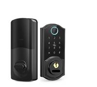Smart door lock， Fingerprint Door Smart Lock Keyless Entry Electronic with(B)