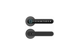 Smart Door Lock, Smart Biometric Handle Ultra Secure Fingerprint Lock with IC Card Password Mechanical Key Unlocking