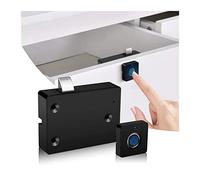 Smart Door Lock, Smart Home Biometric Fingerprint Lock Hidden Drawer Electronic Lock Privacy File Storage Keyless Residential Security Protection for Home Bedroom Hotel Office Apartment(Fingerprint Ve