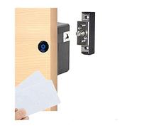 Smart Door Lock, Smart Home Biometric Fingerprint Lock Hidden Drawer Electronic Lock Privacy File Storage Keyless Residential Security Protection for Home Bedroom Hotel Office Apartment(IC Card Versio