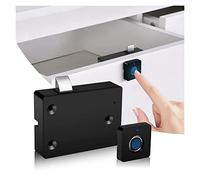 Smart Door Lock, Smart Home Biometric Fingerprint Lock Hidden Drawer Electronic Lock Privacy File Storage Keyless Residential Security Protection for Home Bedroom Hotel Office Apartment(Fingerprint Ve