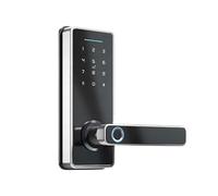 Smart Door Lock Tuya APP Hidden Cabinet Lock Biometric Smart Fingerprint Electronic Password RFID Card Door(T2-S-6050147)