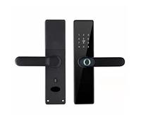 Smart Door Lock Tuya Electronic Lock Smart Door Lock Fingerprint Lock Password IC Card Key USB Charge for Smart Home(22x190)