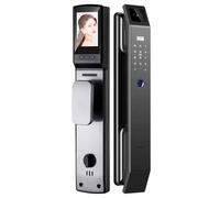 Smart Door Lock with 3D Face Recognition, Fingerprint & Keyless Entry, Camera Integrated, Smart Locks for Home, Office, Hotel