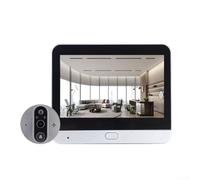 Smart Door Peephole Camera, WiFi Peephole Camera 1080P, With 4.3inch Display, PIR Motion Sensor And Two Way Audio, For Real Time Visitor Monitoring